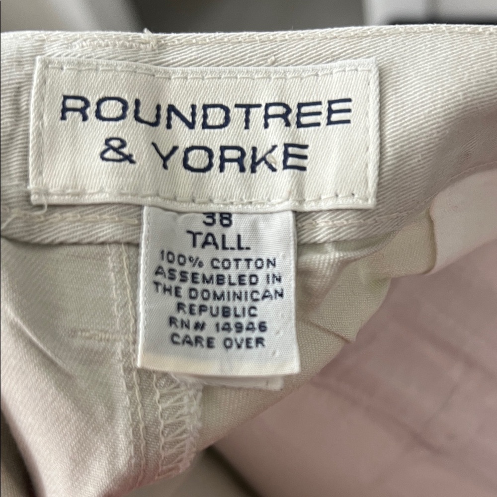 Roundtree & Yorke White Cotton Apparel